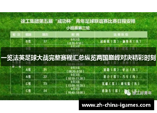 一览法英足球大战完整赛程汇总纵览两国巅峰对决精彩时刻